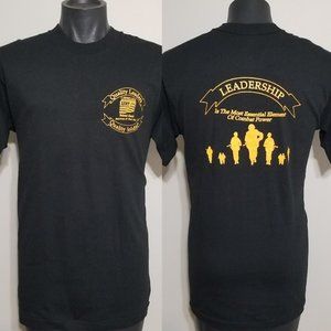 Vintage Army National Guard T Shirt L Louisiana Military Single Stitch Usa Tee